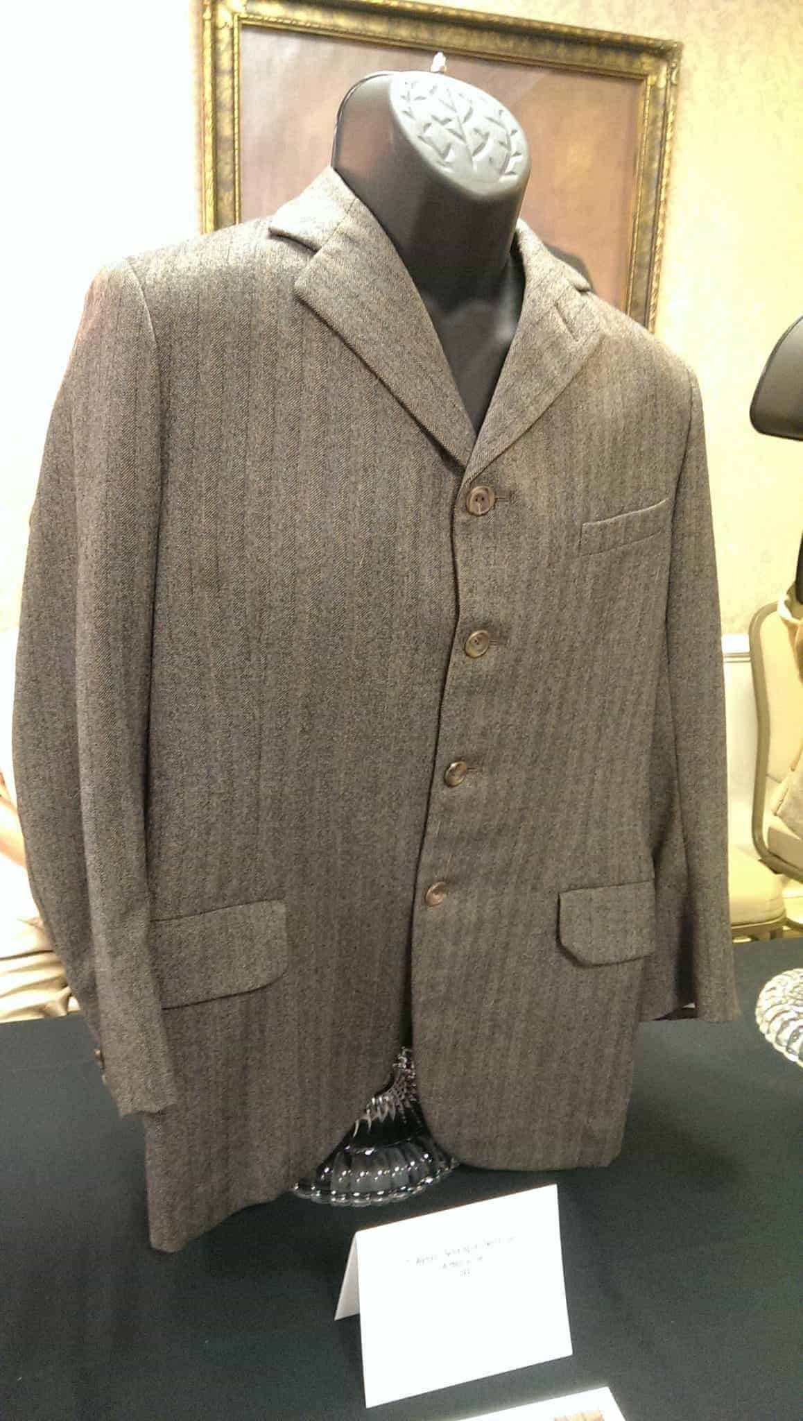Dr. Watson's jacket from WITHOUT A CLUE (1988). Grey herringbone wool jacket.