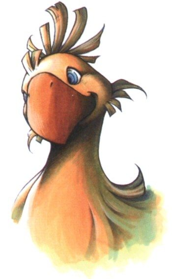 FFVII Chocobo concept art